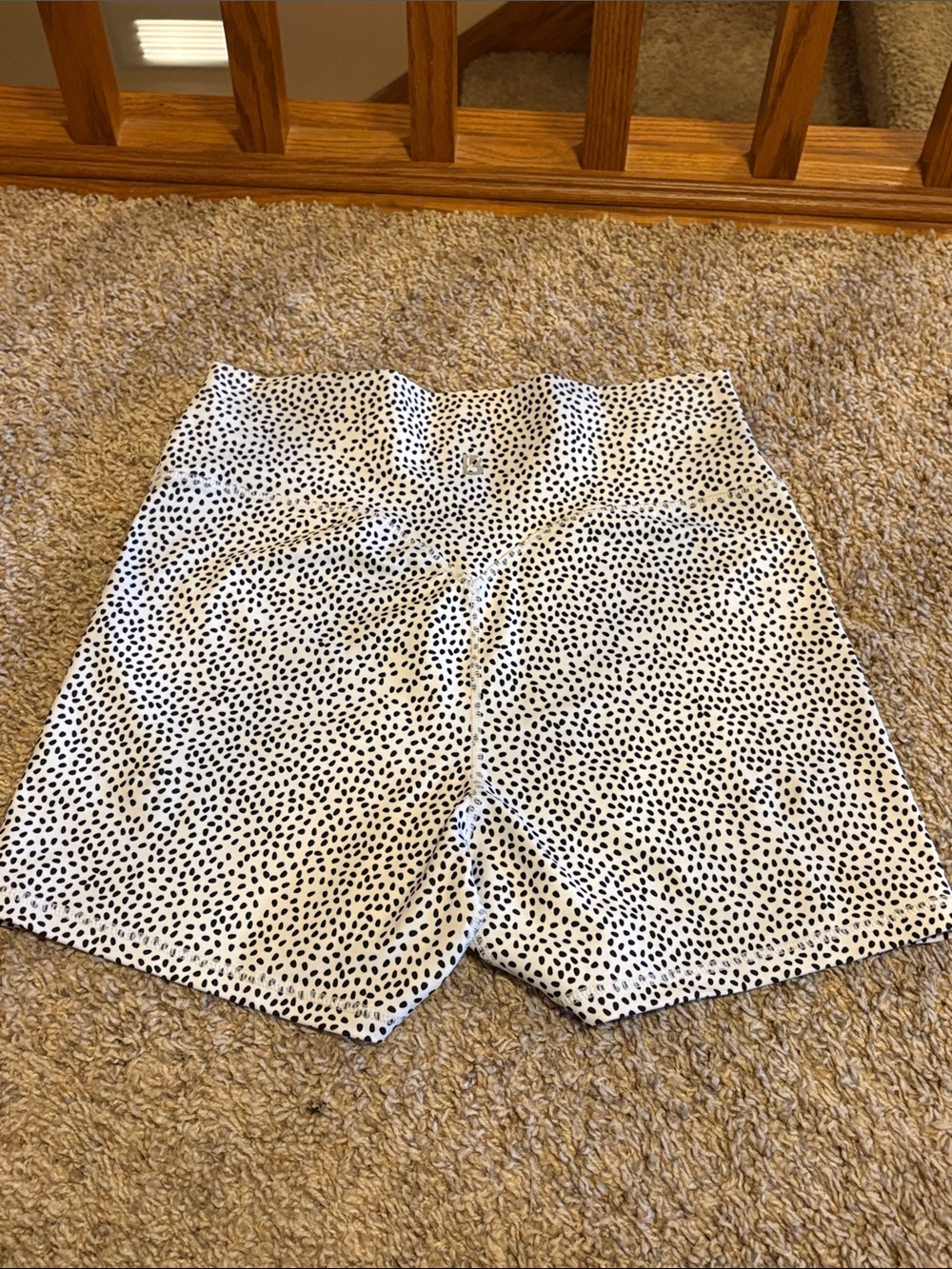 Buffbunny White bossy print 4” shorts
